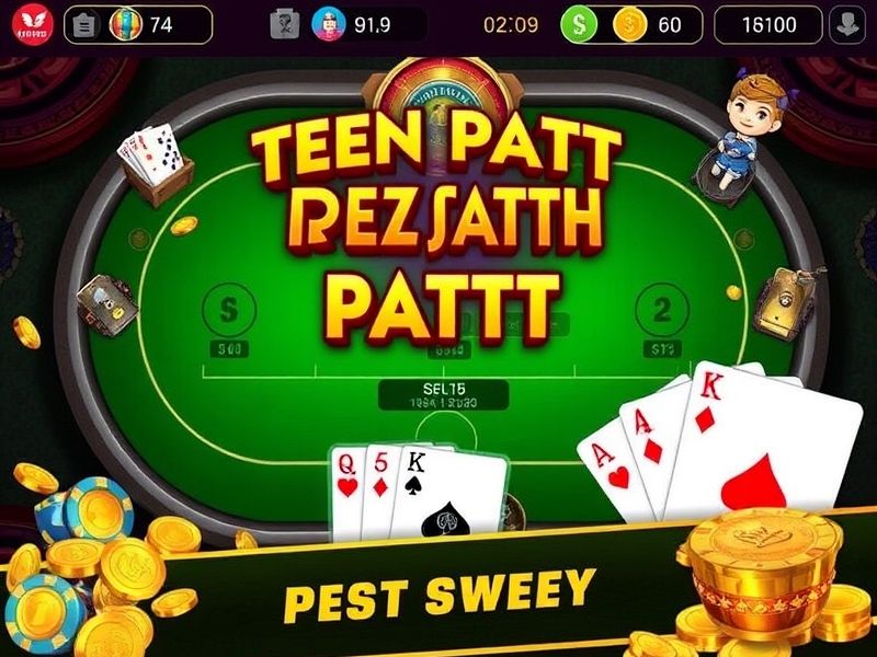 Teen Patti New Game brings exciting new features to the classic card game. Play, compete, and win big!